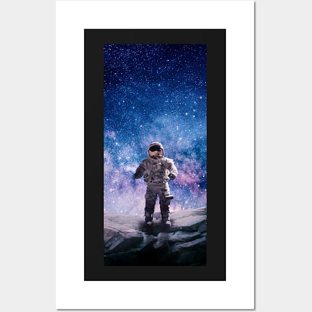 Walk on the moon Wall Art by Dawaly